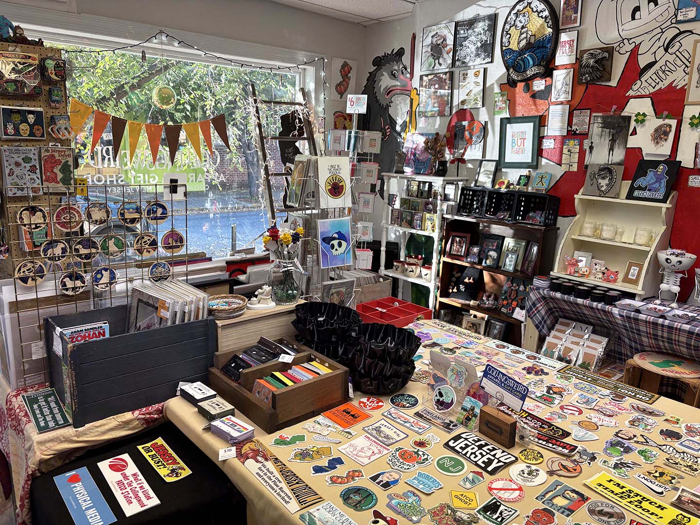 Interior of Collingsweird Apparel and Gift Shop in Collingswood