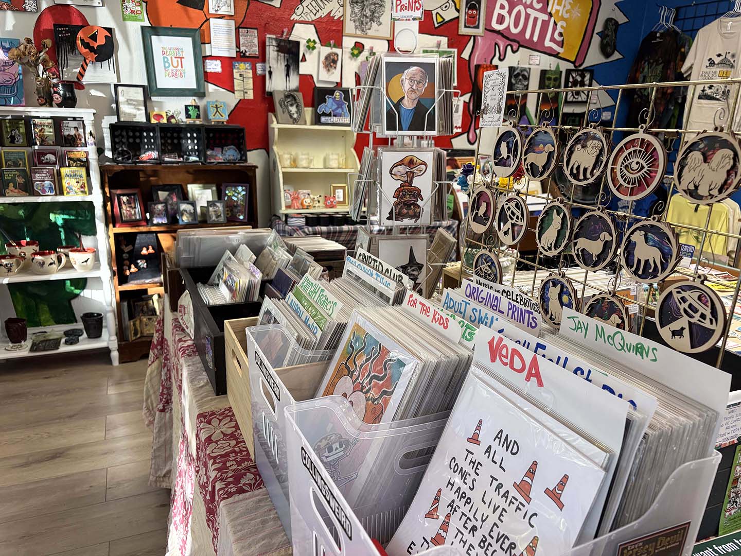 Interior of Collingsweird Apparel and Gift Shop in Collingswood